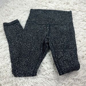 Lululemon Align Pant II 25" Night View White Black